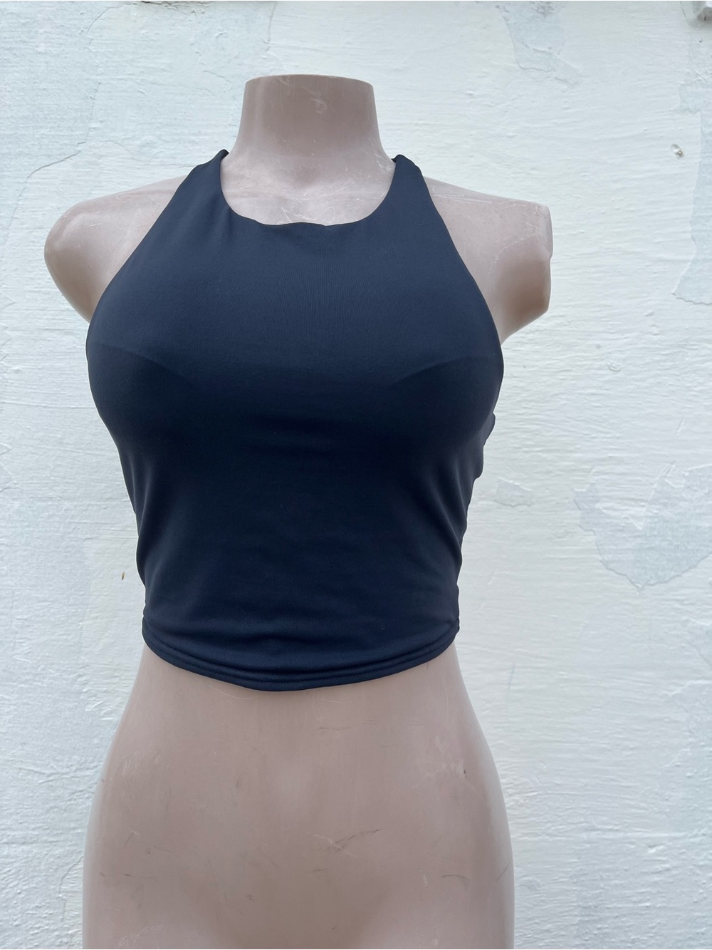 ALO Yoga Charcoal Gray Drawstring Waist Top